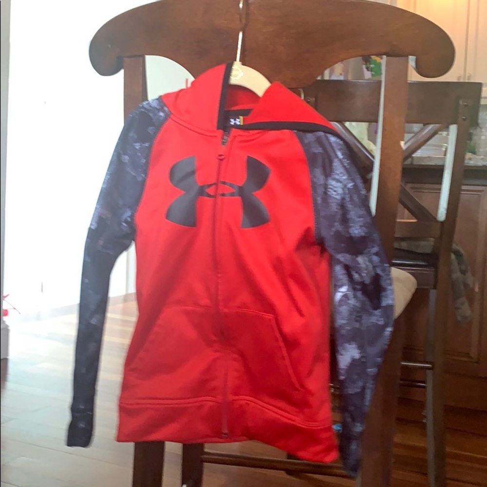 Boy Under Armour zip up.